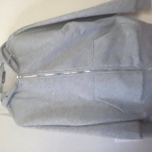 grey zip up